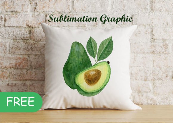 Download Sublimation Watercolor Avocado - Avocado Collection