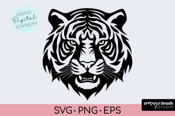 Download Tiger SVG | Tiger Head | Tiger Face SVG - Svg Collection