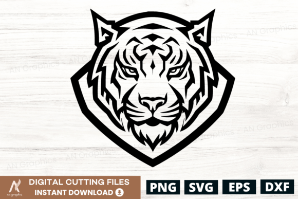 Download Tiger Logo SVG - Design No 8 - Svg Collection
