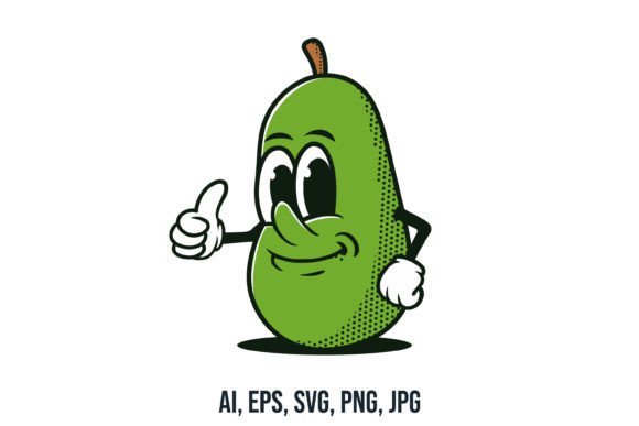 Download Avocado Vector Mascot Design - Avocado Collection