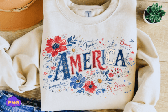 Download Independence Day PNG, America Floral Png - Premium Resources
