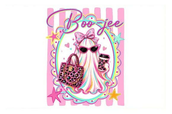 Download Boo-jee Halloween Ghost Clipart Design - Clipart design Collection