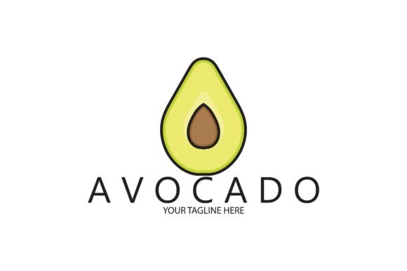 Download Avocado Vector Logo Template - Avocado Collection